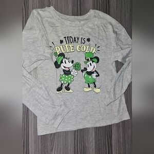Disney Mickey Minnie Mouse 10/12 St Patrick's Day 10-12
